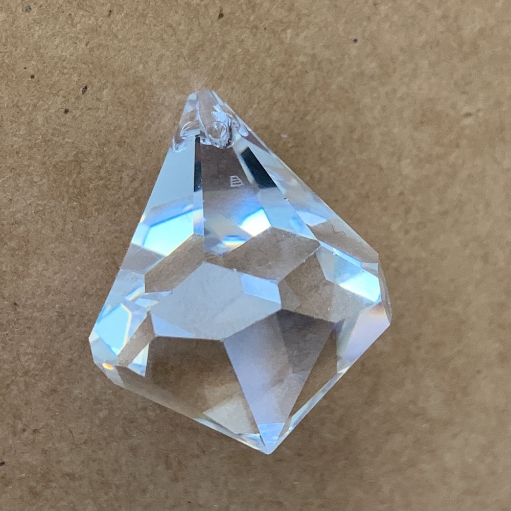 HUGE Swarovski Crystal Focal Pendant, 20 x 25 mm, Top Drilled